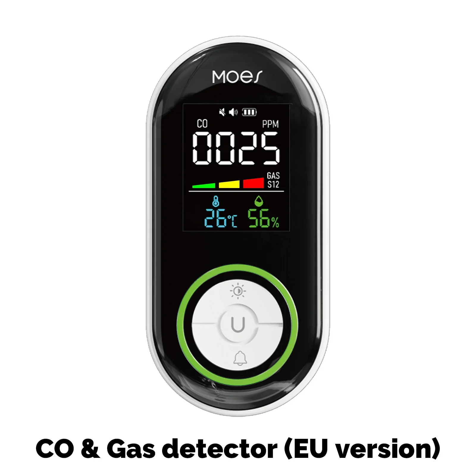2nd Gen 4-in-1 Plug-in CO & Natural Gas Detector with LCD Display, Temp Humidity Monitor, Battery Backup(Non-Smart) - Image 9