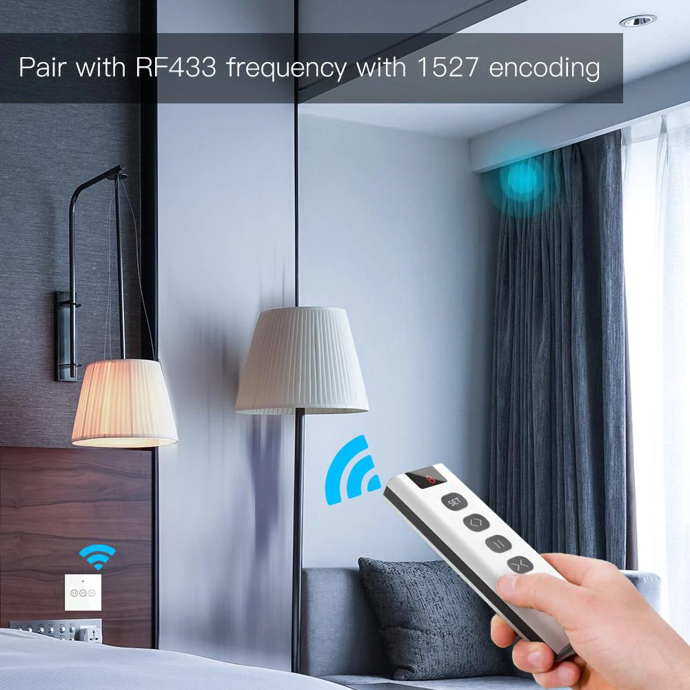 Smart RF433 Transmitter Remote for Curtain - Image 4