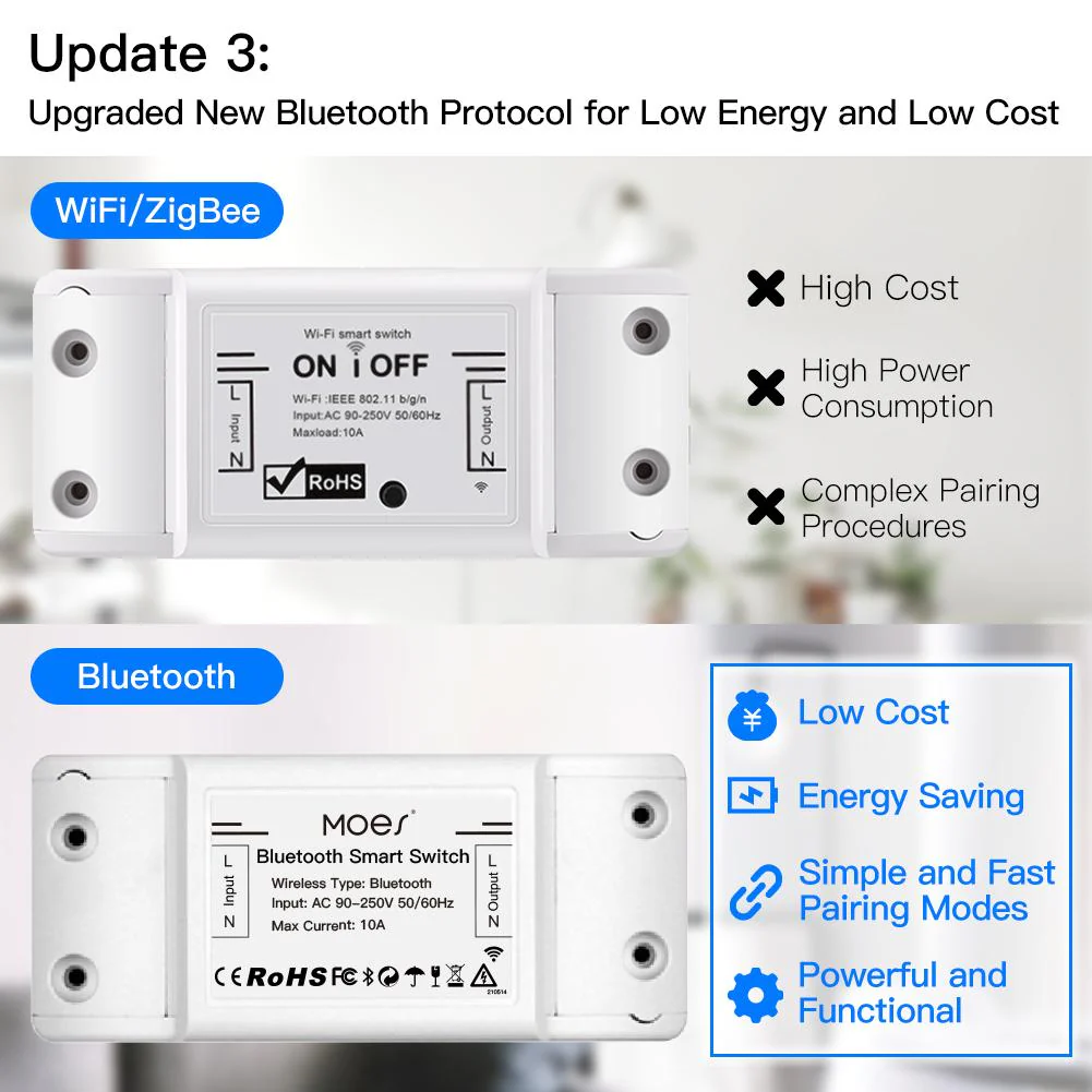 Bluetooth Smart Switch Relay Module Single Point Control Breaker Repeater - Image 5