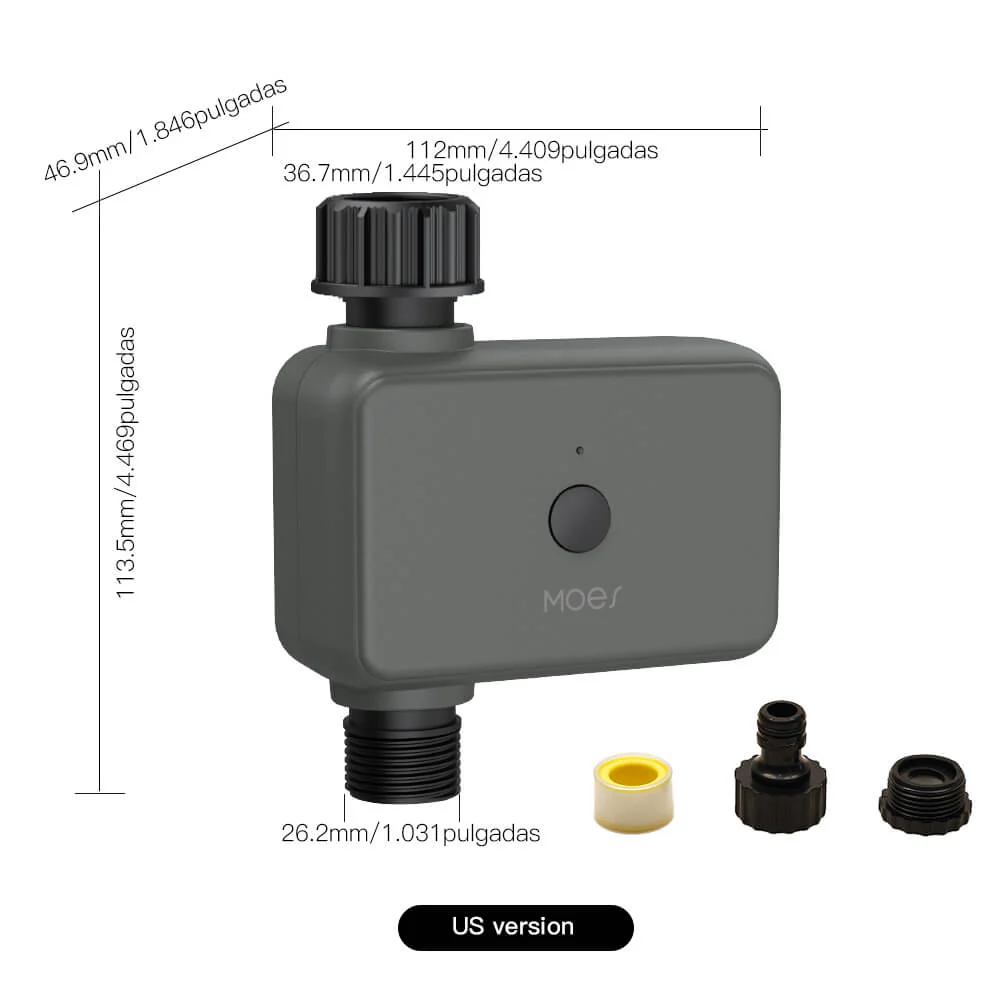 BLE Smart Sprinkler Water Timer with Rain Delay Filter Washer Programmable Irrigation Timer - Image 10