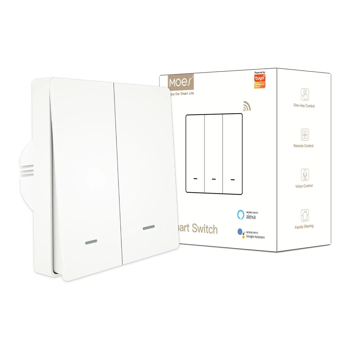 ZigBee 1/2/3 Gang Smart Push Button Light Switch Multi-Control Neutral Wire Optional EU - Image 16