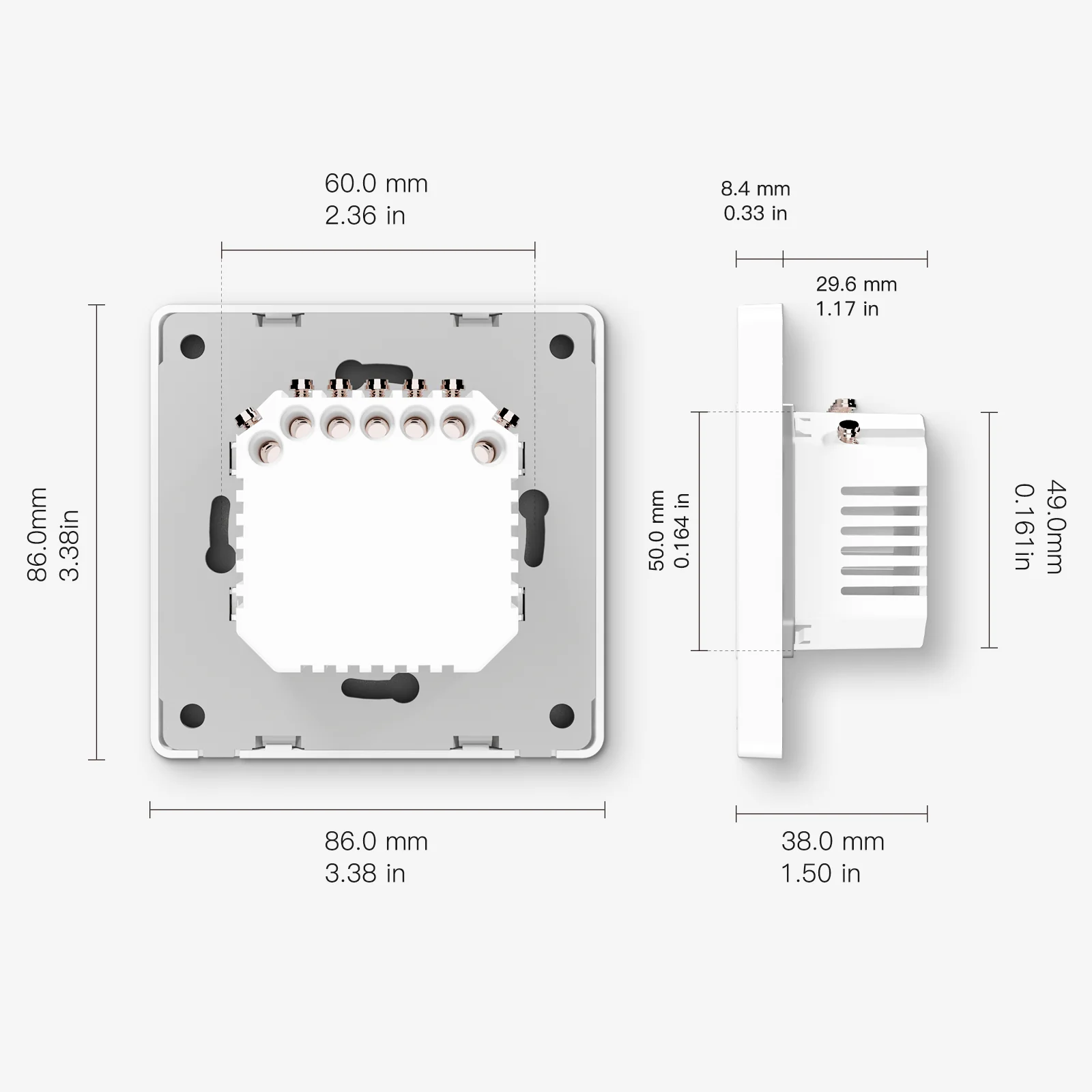 MOES New Star Ring Smart ZigBee3.0 Push Button Switch Embedded Light Touch Switch/ Scene Switch - Image 7