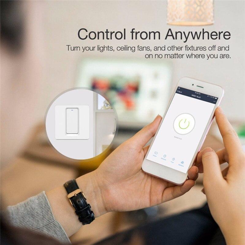 WiFi Smart Light Push Button Switch 2 Way Multi-Control Neutral Wire Required EU - Image 4