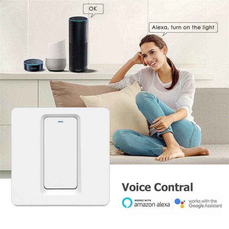 WiFi Smart Light Push Button Switch 2 Way Multi-Control Neutral Wire Required EU - Image 5