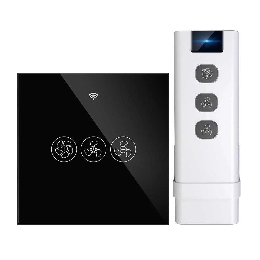 WiFi RF433 Smart Ceiling Fan Touch Switch Single Pole Neutral Wire Required  EU - Image 10