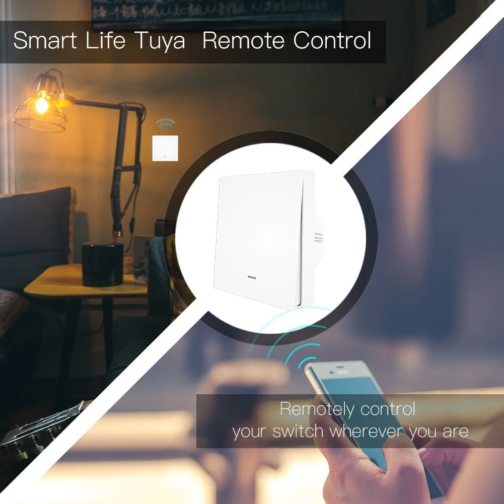 WiFi RF433 Smart Light 2 Way Multi-control Push Button Switch Neutral Wire EU - Image 6