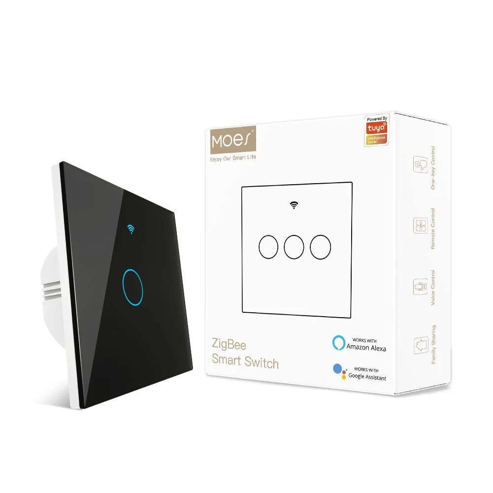 ZigBee 2 Way Light Switch, Touch Multi-Control Switch, Neutral Wire Optional, No Capacitor EU - Image 10