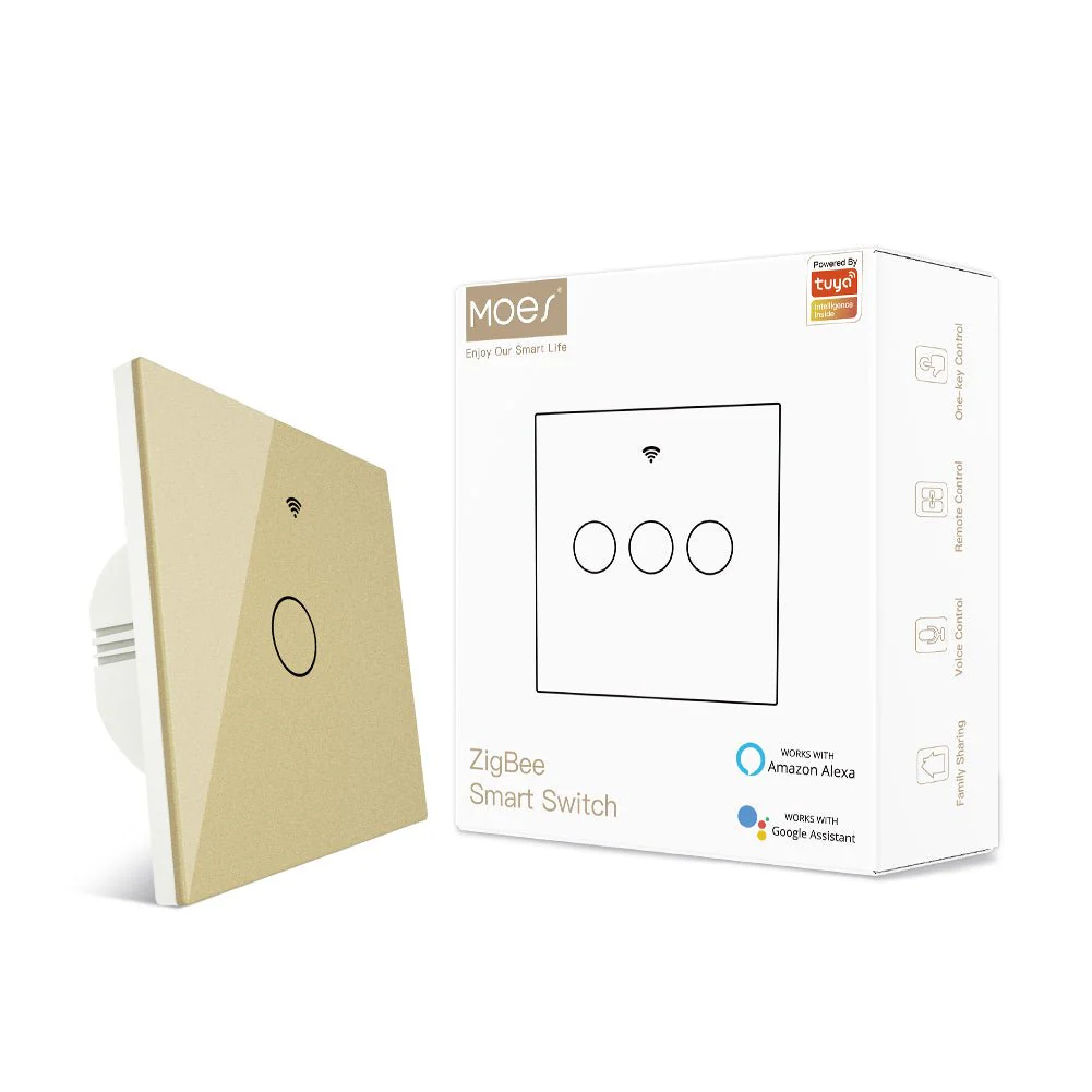 ZigBee 2 Way Light Switch, Touch Multi-Control Switch, Neutral Wire Optional, No Capacitor EU - Image 11