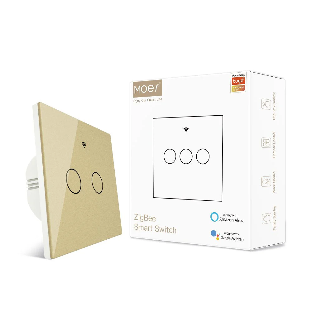 ZigBee 2 Way Light Switch, Touch Multi-Control Switch, Neutral Wire Optional, No Capacitor EU - Image 12