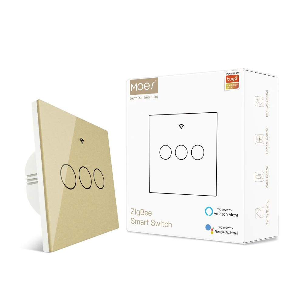 ZigBee 2 Way Light Switch, Touch Multi-Control Switch, Neutral Wire Optional, No Capacitor EU - Image 15
