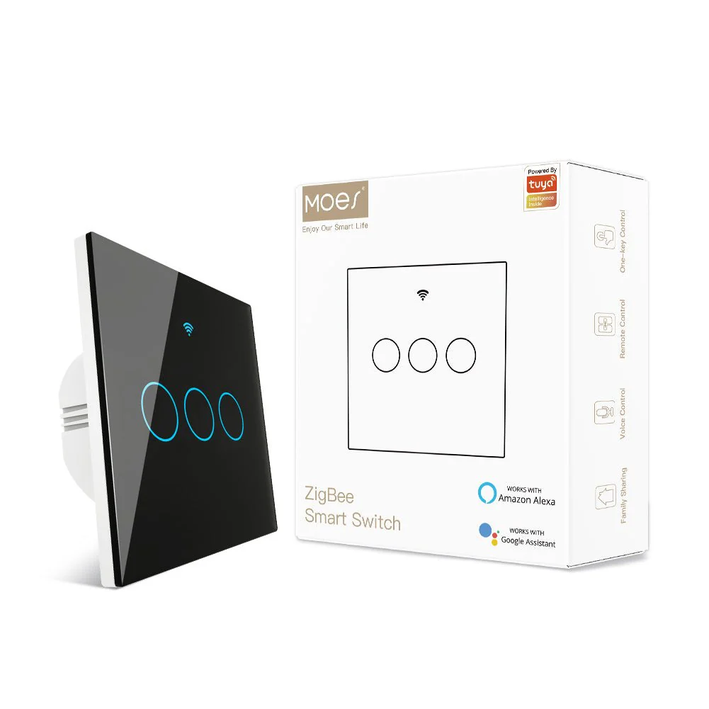 ZigBee 2 Way Light Switch, Touch Multi-Control Switch, Neutral Wire Optional, No Capacitor EU - Image 17