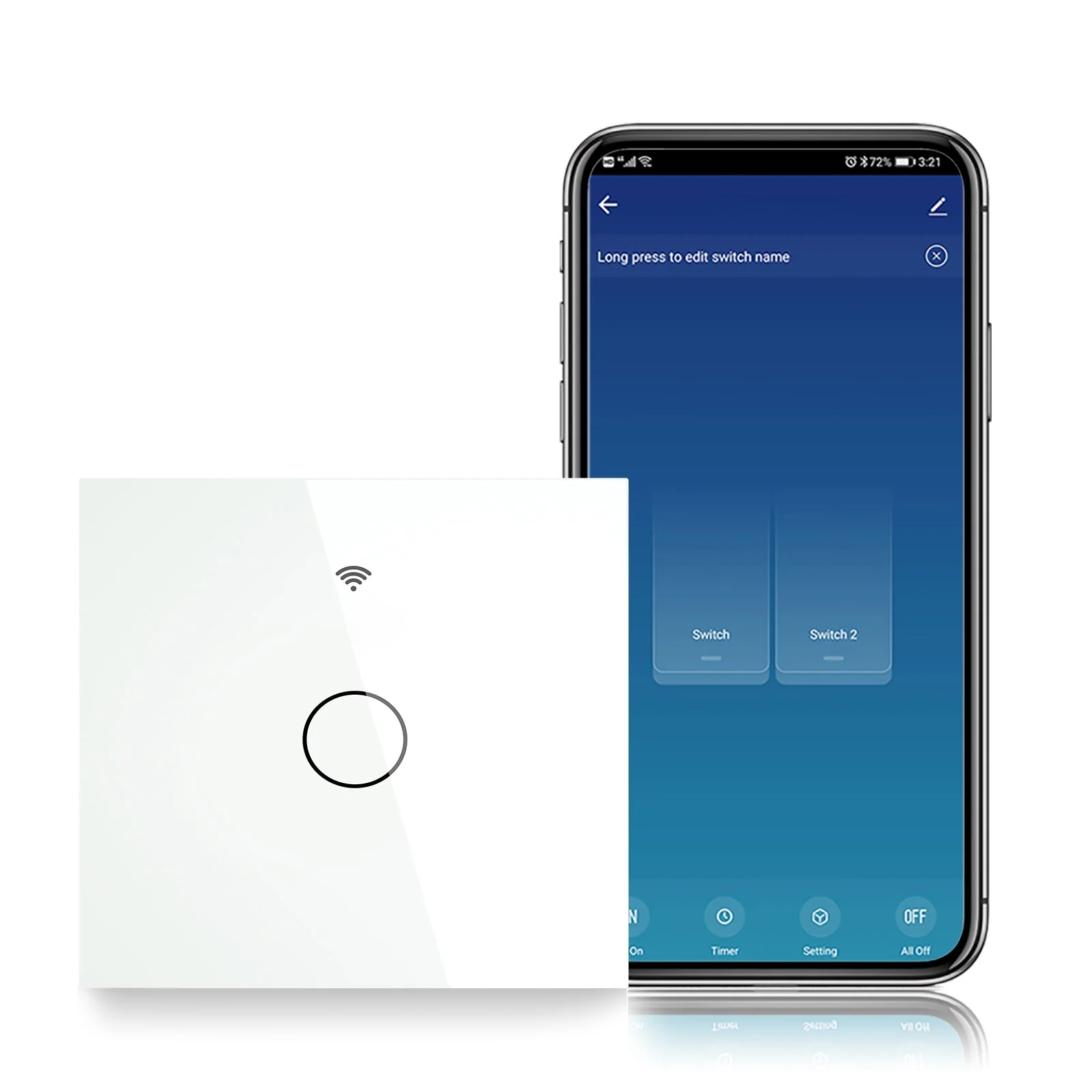 ZigBee 2 Way Light Switch, Touch Multi-Control Switch, Neutral Wire Optional, No Capacitor EU - Image 9