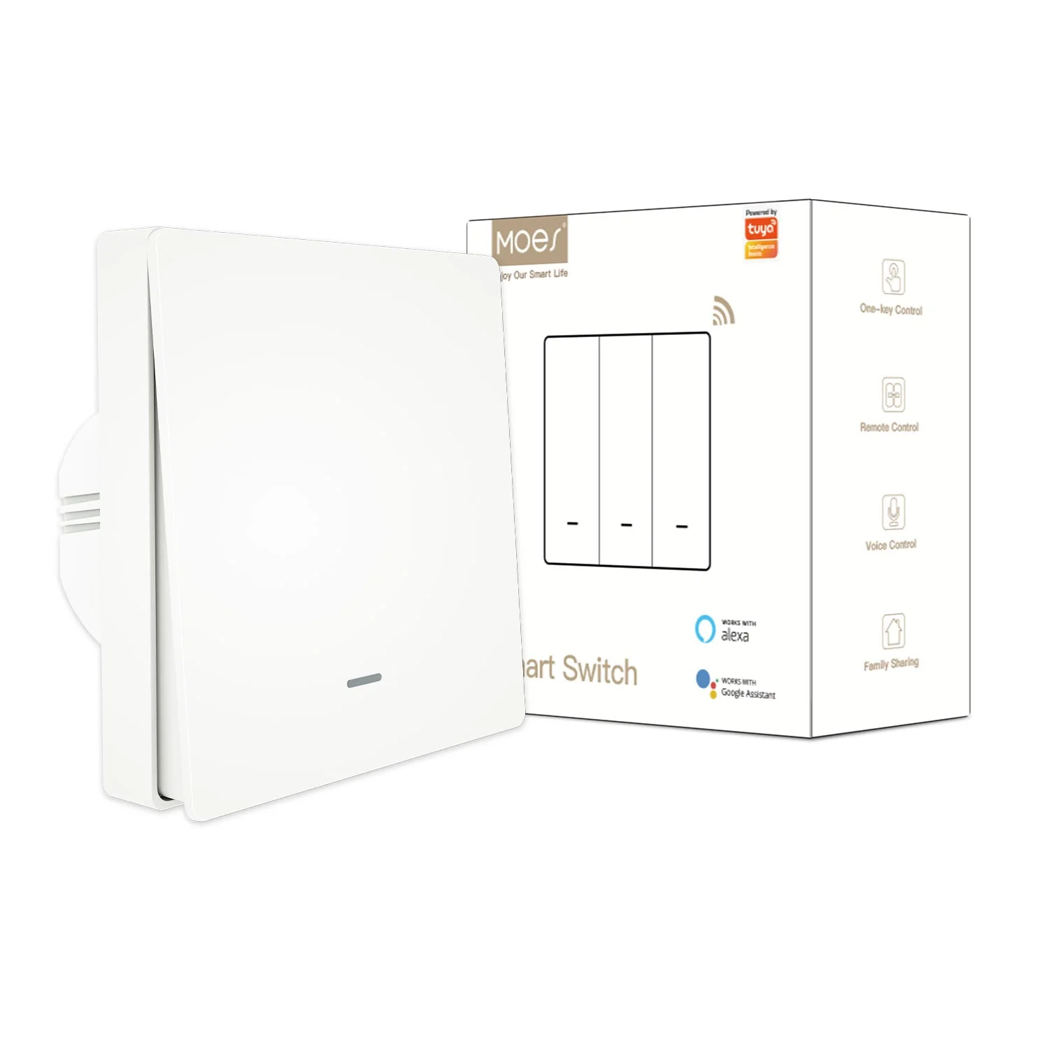 Smart ZigBee Scene Push Button Switch Single Pole Neutral Wire Optional No Capacitor - Image 20
