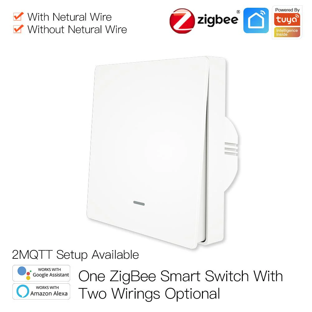 Smart ZigBee Scene Push Button Switch Single Pole Neutral Wire Optional No Capacitor - Image 8