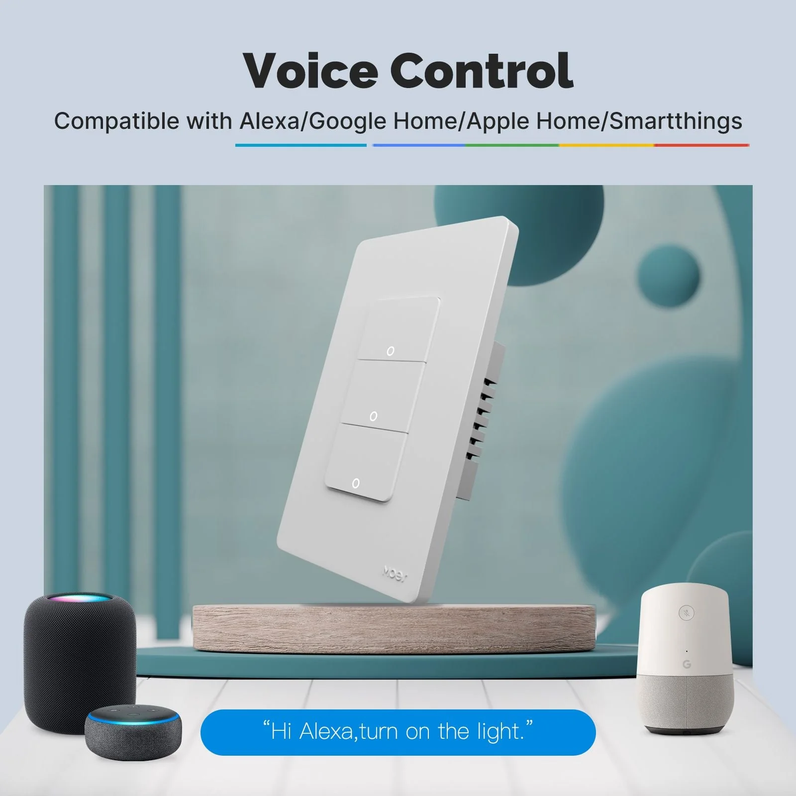 Matter WiFi Smart Light Button Switch App Control Neutral Wire Required US Standard - Image 6