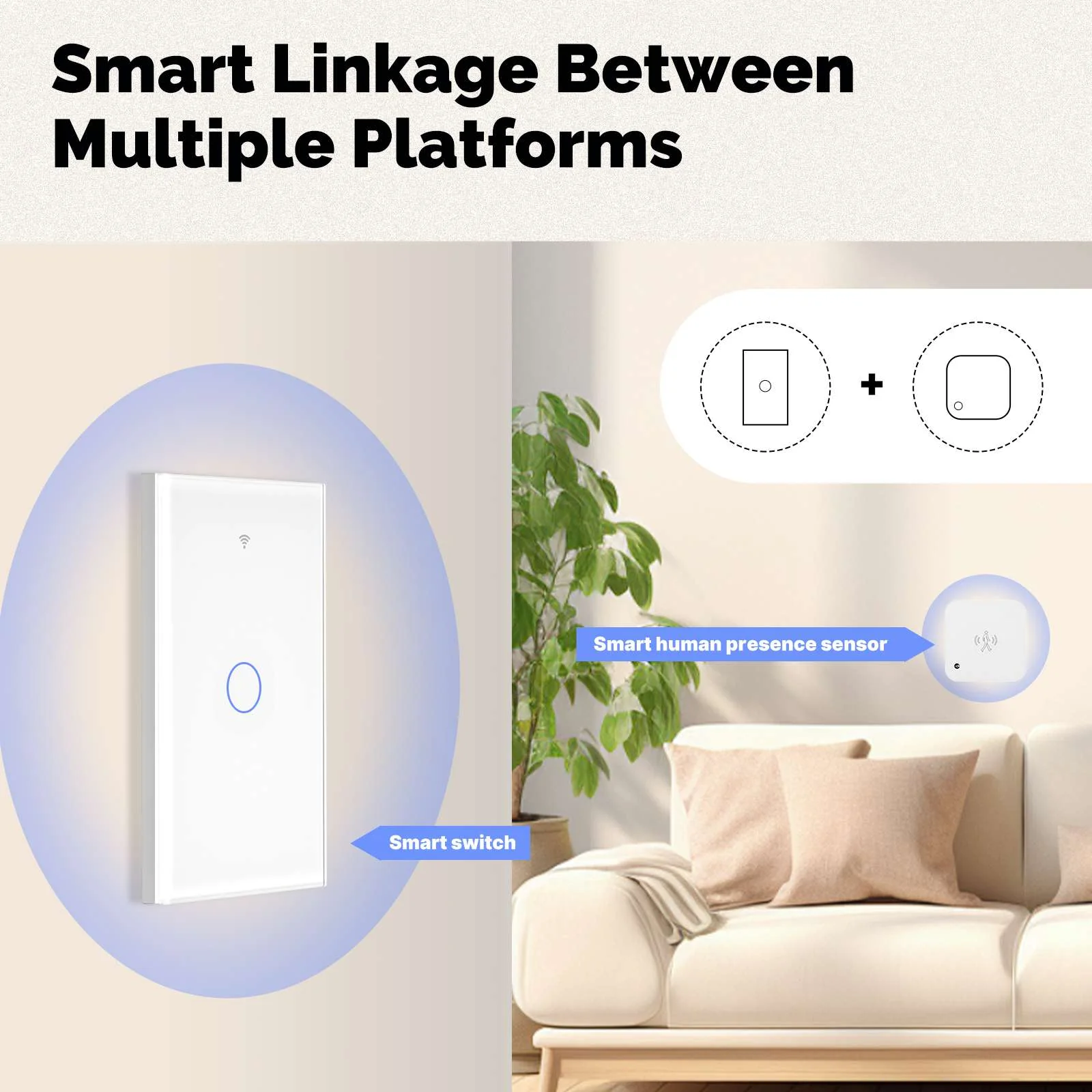 Matter WiFi Smart Light Switch Glass Panel Neutral Wire Required US Standard - Image 3