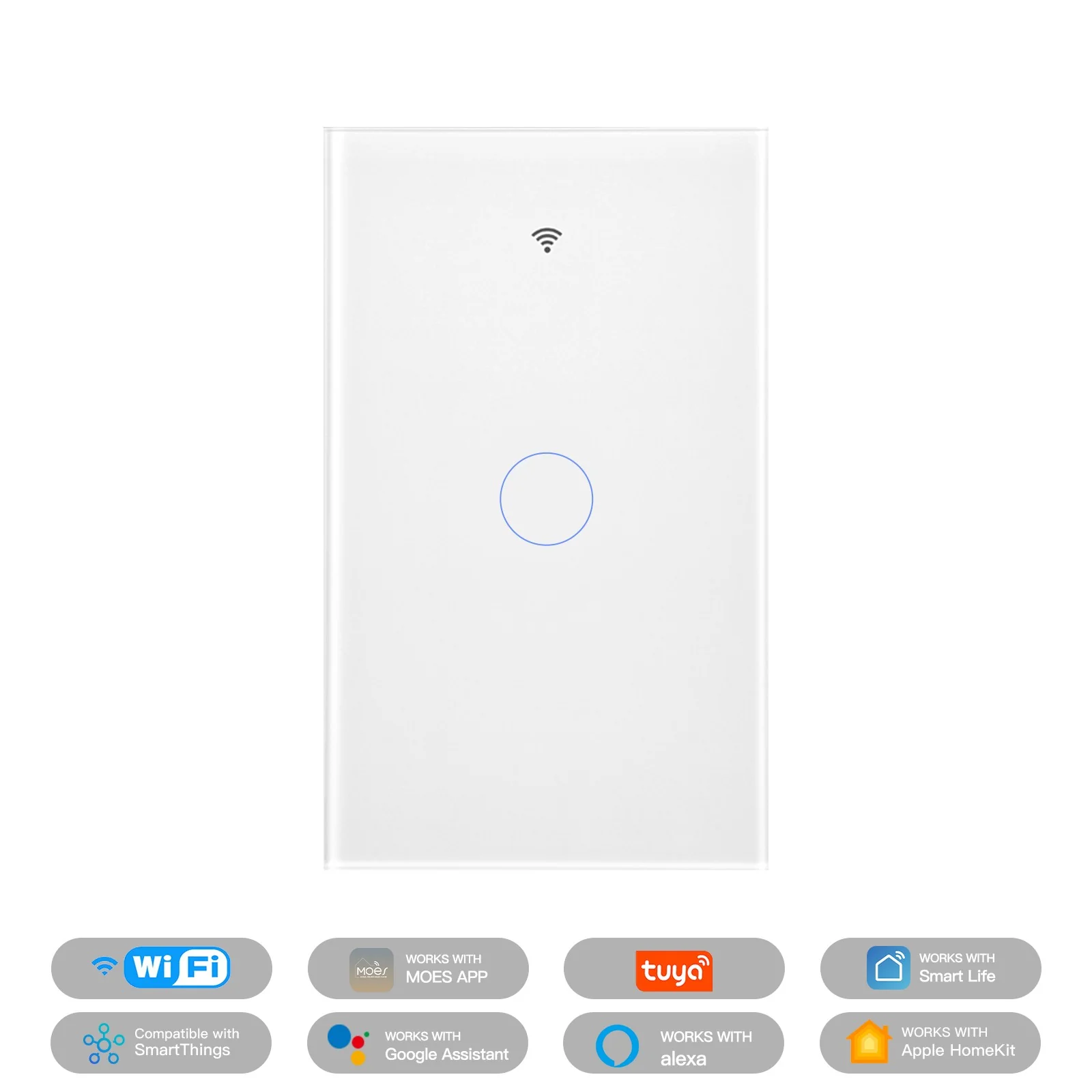 Matter WiFi Smart Light Switch Glass Panel Neutral Wire Required US Standard - Image 7