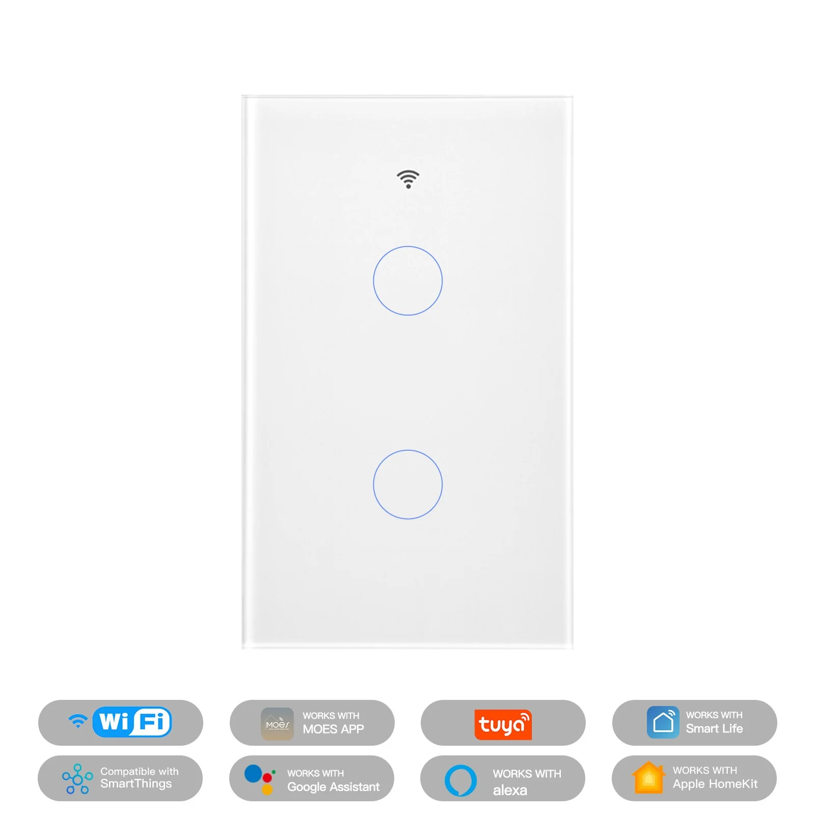 Matter WiFi Smart Light Switch Glass Panel Neutral Wire Required US Standard - Image 8