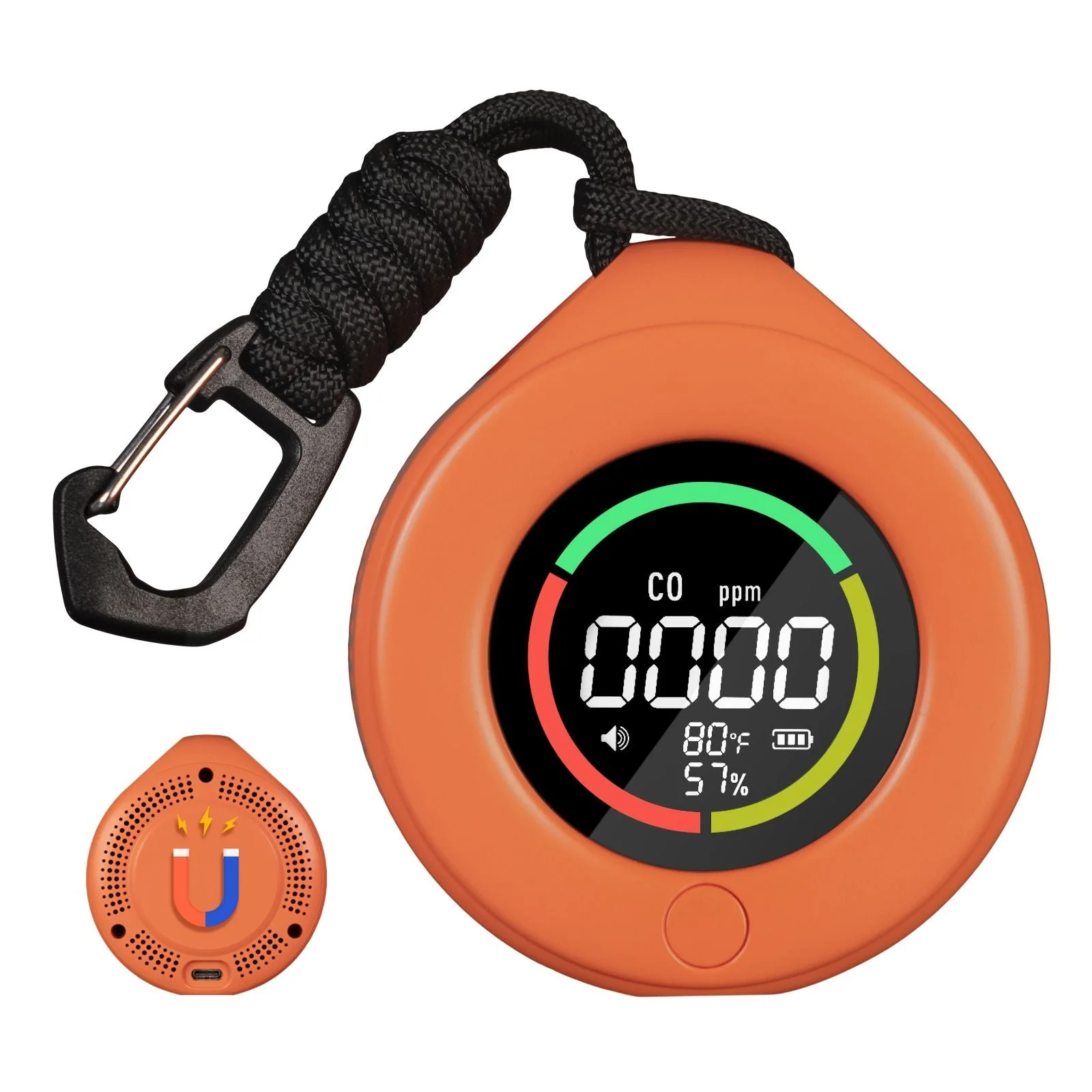 Mini Carbon Monoxide Detector Portable Temp/Humi/CO Meter(Non-smart) - Image 8