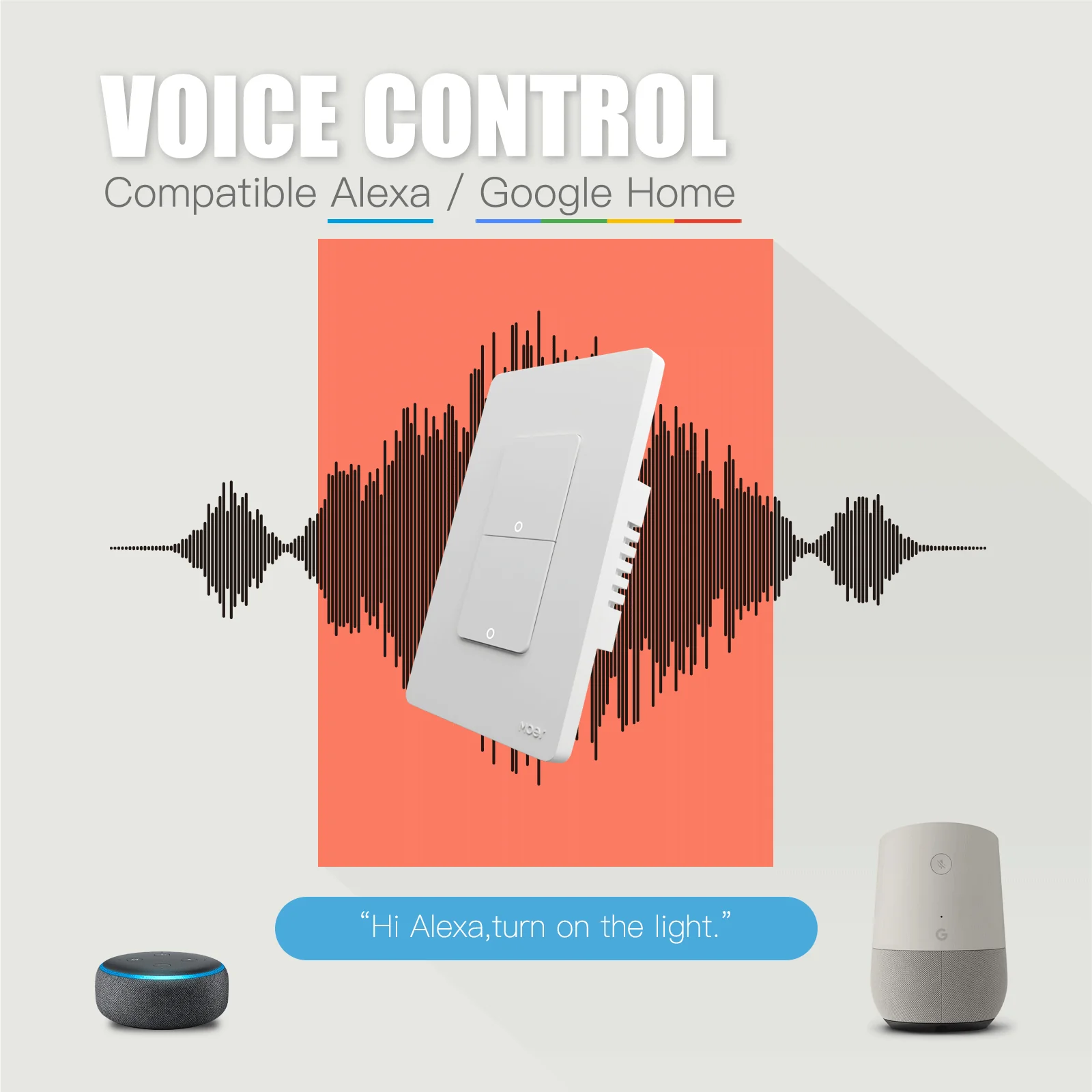 WiFi 1/2/3/4 Gang Smart Light Switch, Alexa Google APP Remote Light Switching - Image 4