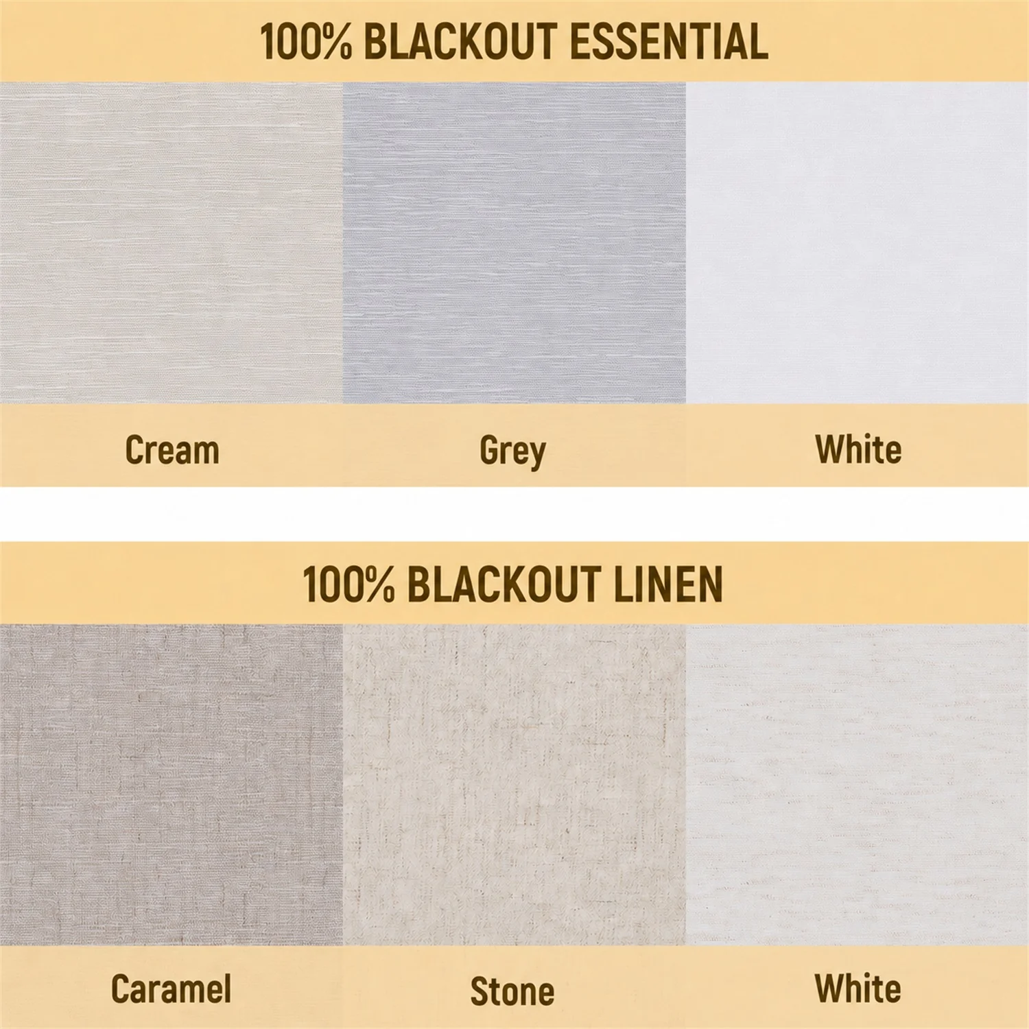 MOES Curtain 100% Blackout Fabric Samples - Image 2