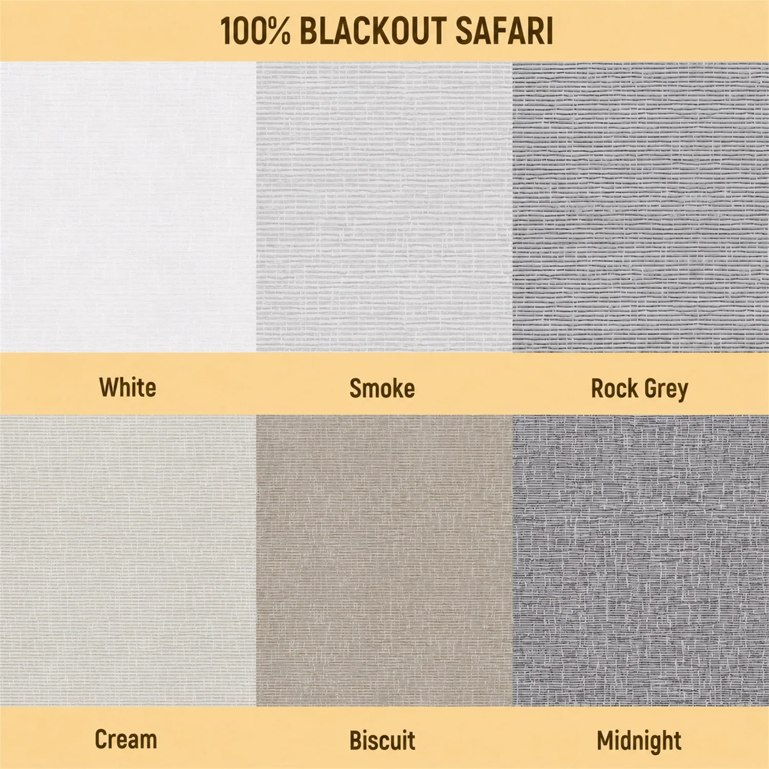 MOES Curtain 100% Blackout Fabric Samples - Image 3