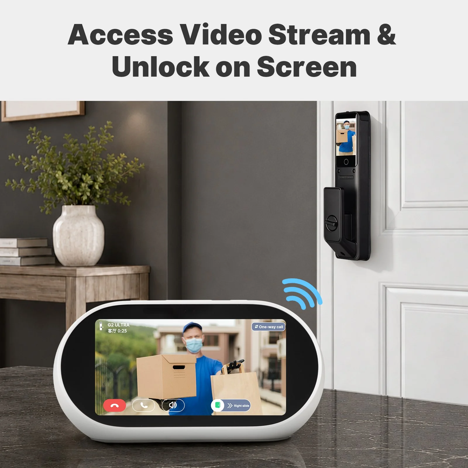 MOES Tuya AI Desktop Center Control Panel Alexa Built-in,with Zigbee & BLE Mesh Hub IR Control Video Monitoring(EU Version) - Image 5
