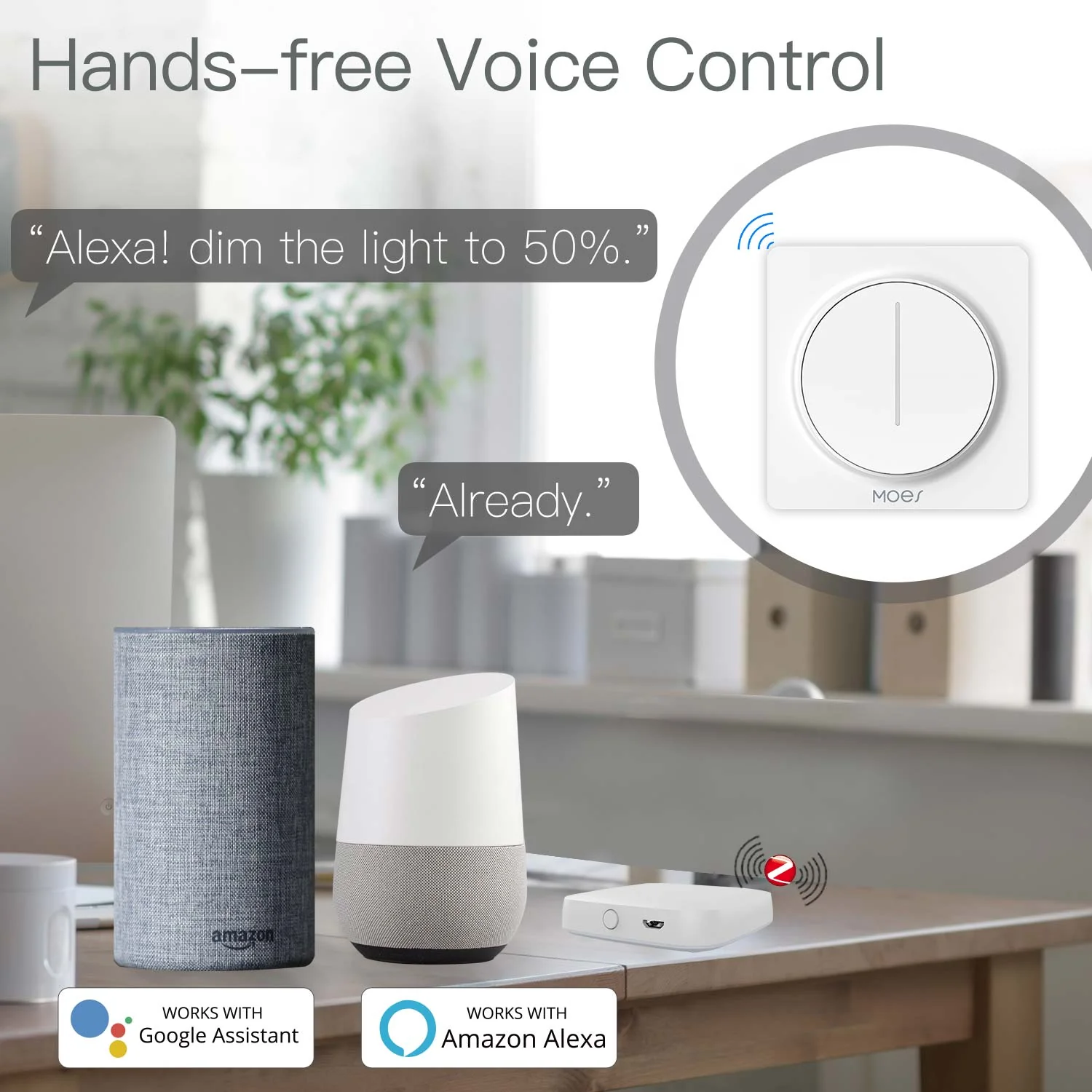 ZigBee Smart Light Dimmer Touch Switch Single Pole Neutral Wire Required EU - Image 3