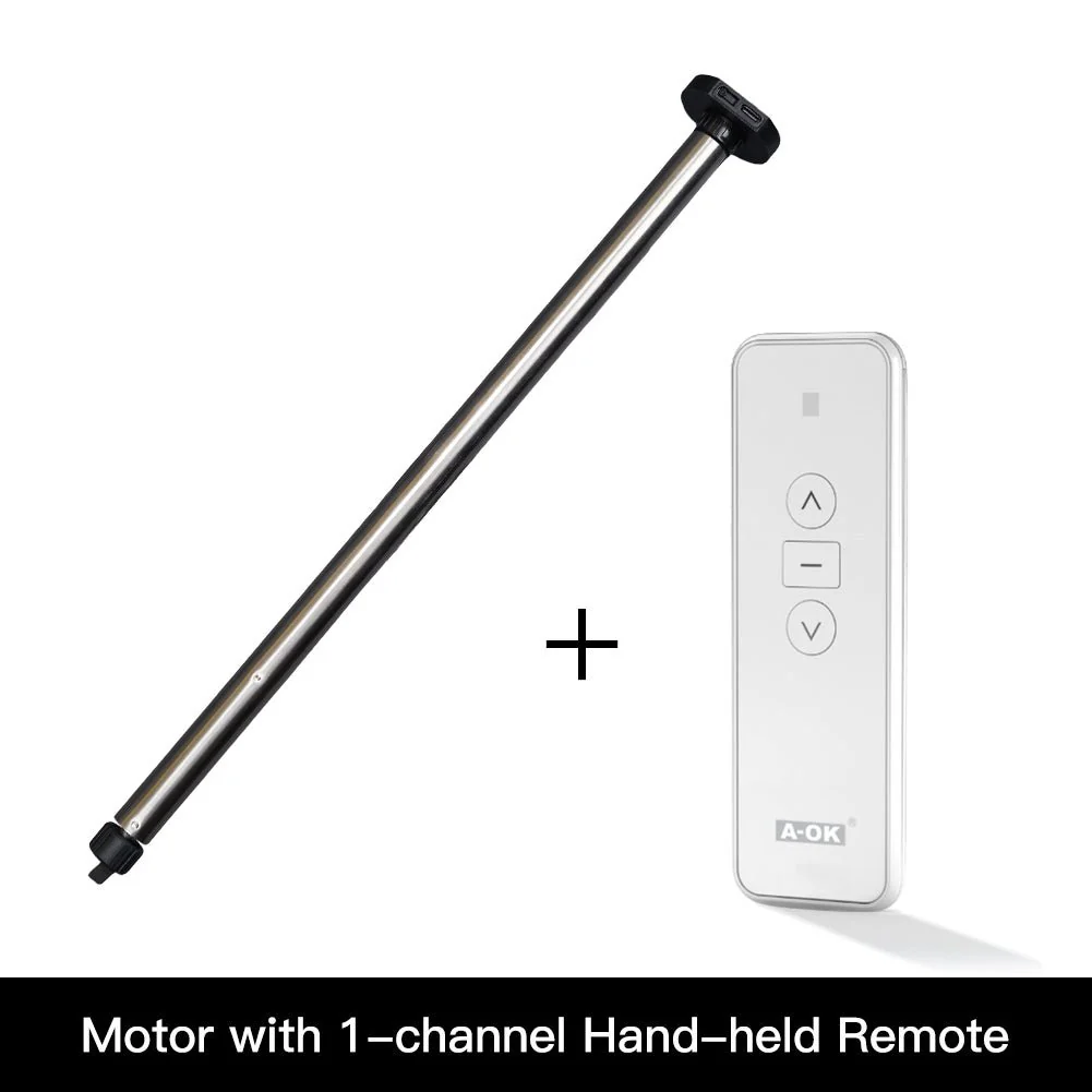 Rechargeable Tubular Roller Blind Motor RF433 Remote Control - Image 20