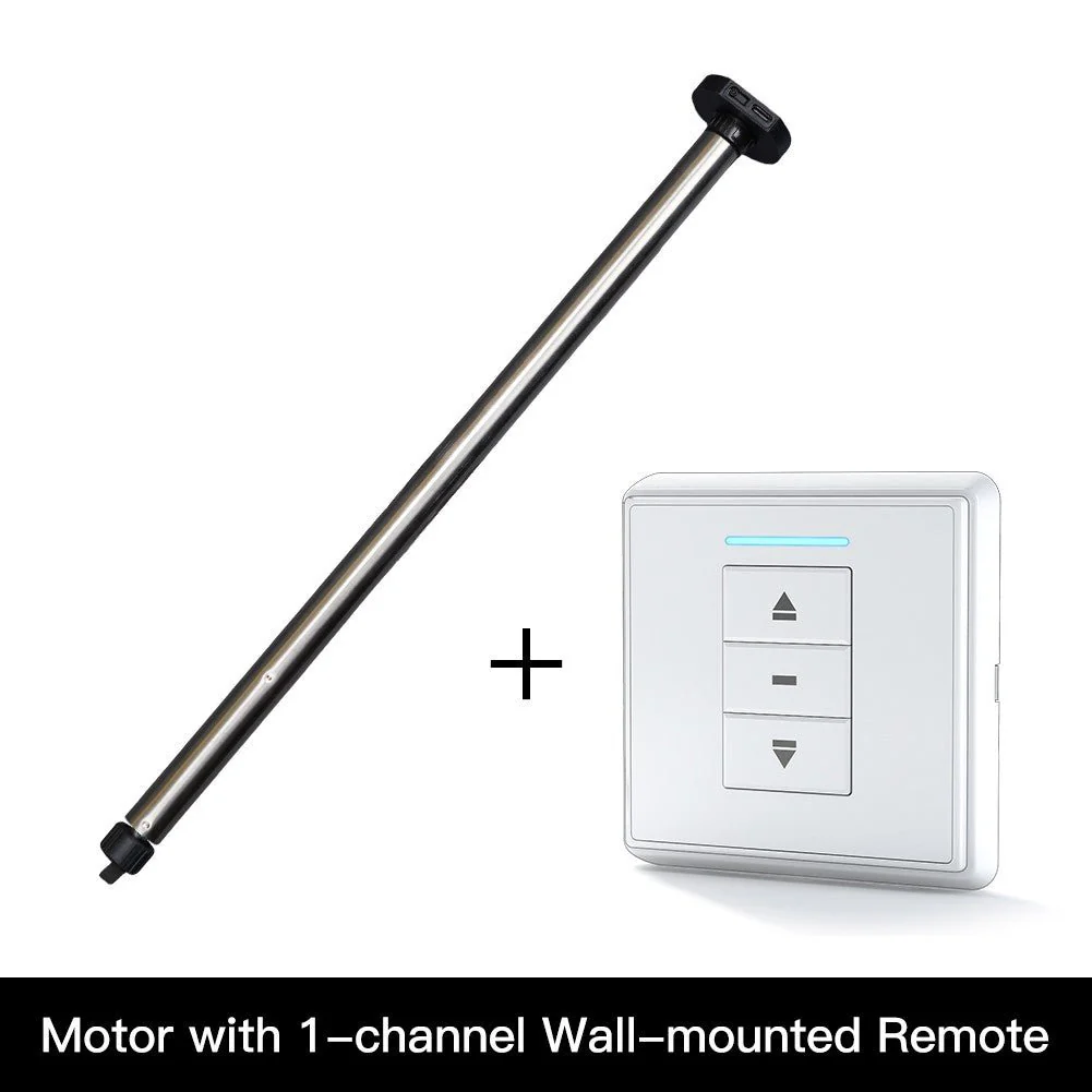 Rechargeable Tubular Roller Blind Motor RF433 Remote Control - Image 21