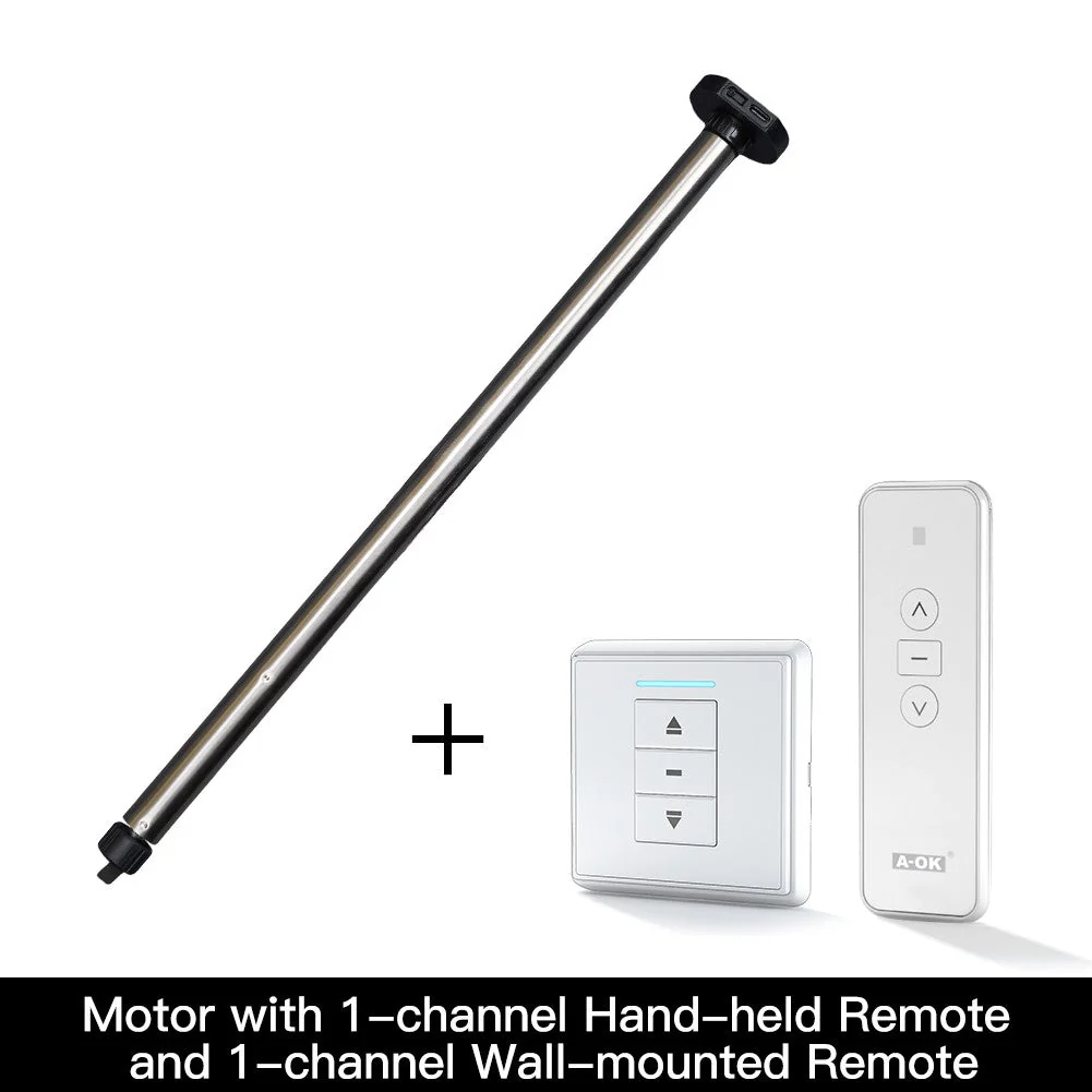 Rechargeable Tubular Roller Blind Motor RF433 Remote Control - Image 23