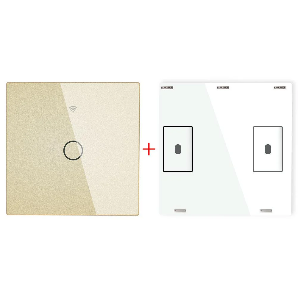 RF433 Smart Wirelesss Wall Glass Panel Transmitter Touch Switch Multi-control Remote EU - Image 11