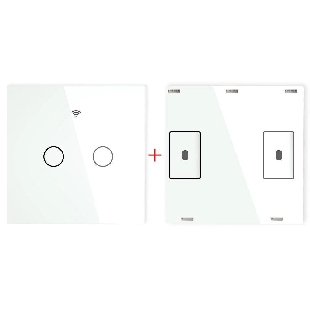RF433 Smart Wirelesss Wall Glass Panel Transmitter Touch Switch Multi-control Remote EU - Image 6