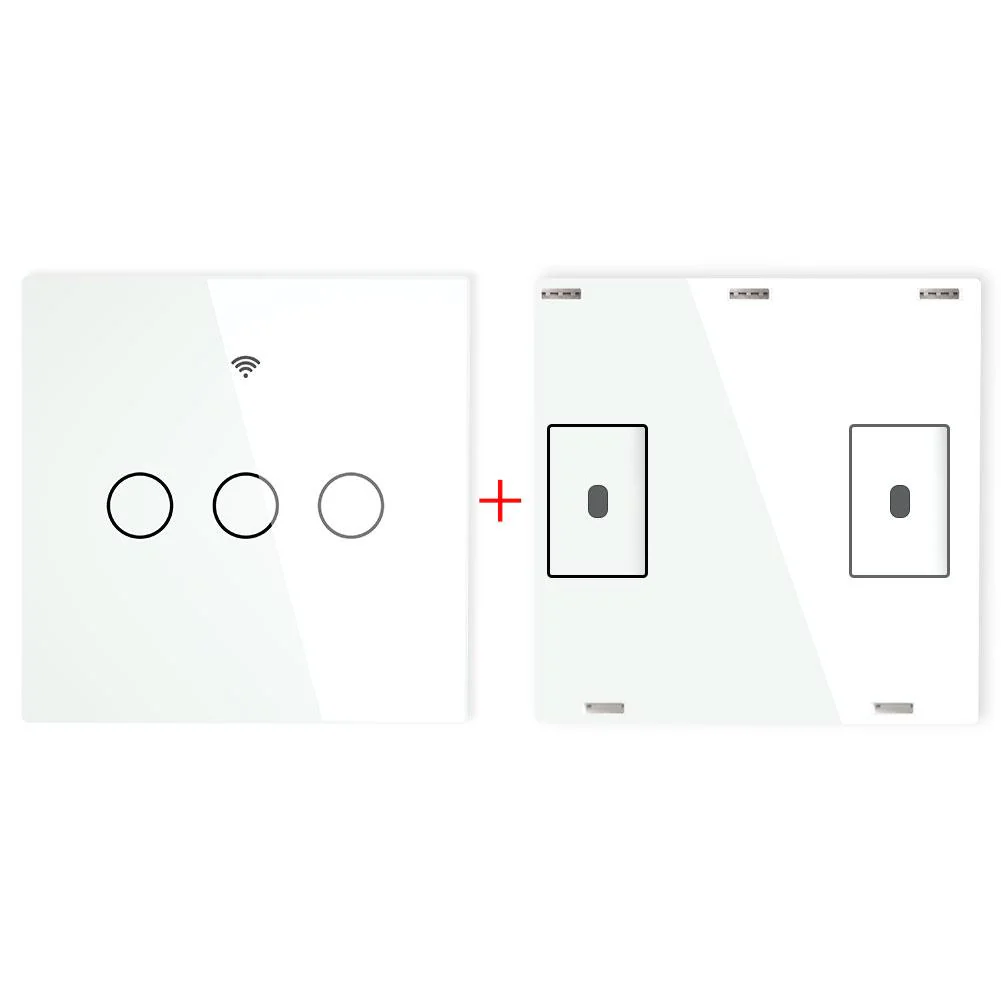 RF433 Smart Wirelesss Wall Glass Panel Transmitter Touch Switch Multi-control Remote EU - Image 7