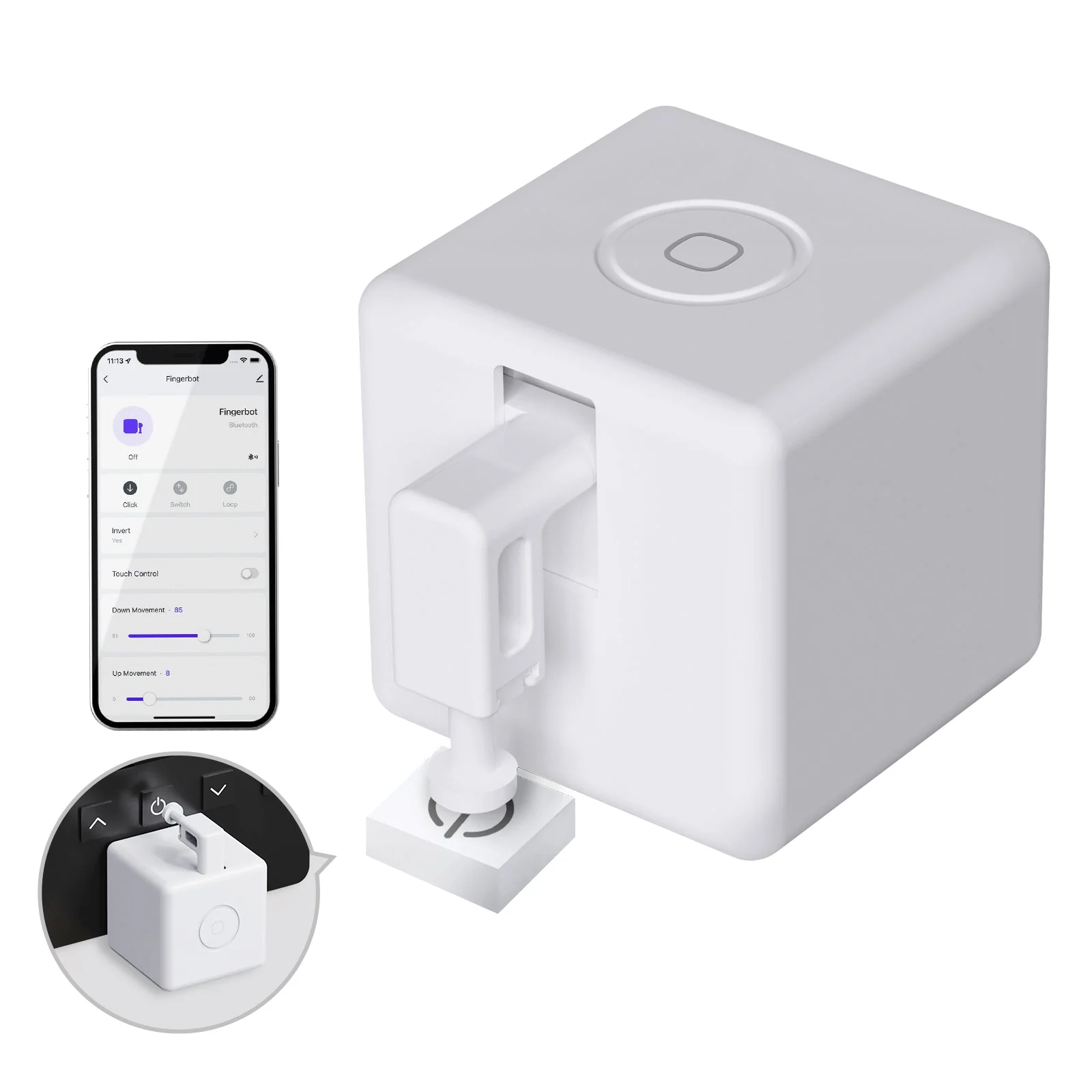 MOES Smart Fingerbot Plus, Wireless Touch Button Switch Bot ON/OFF - Image 11