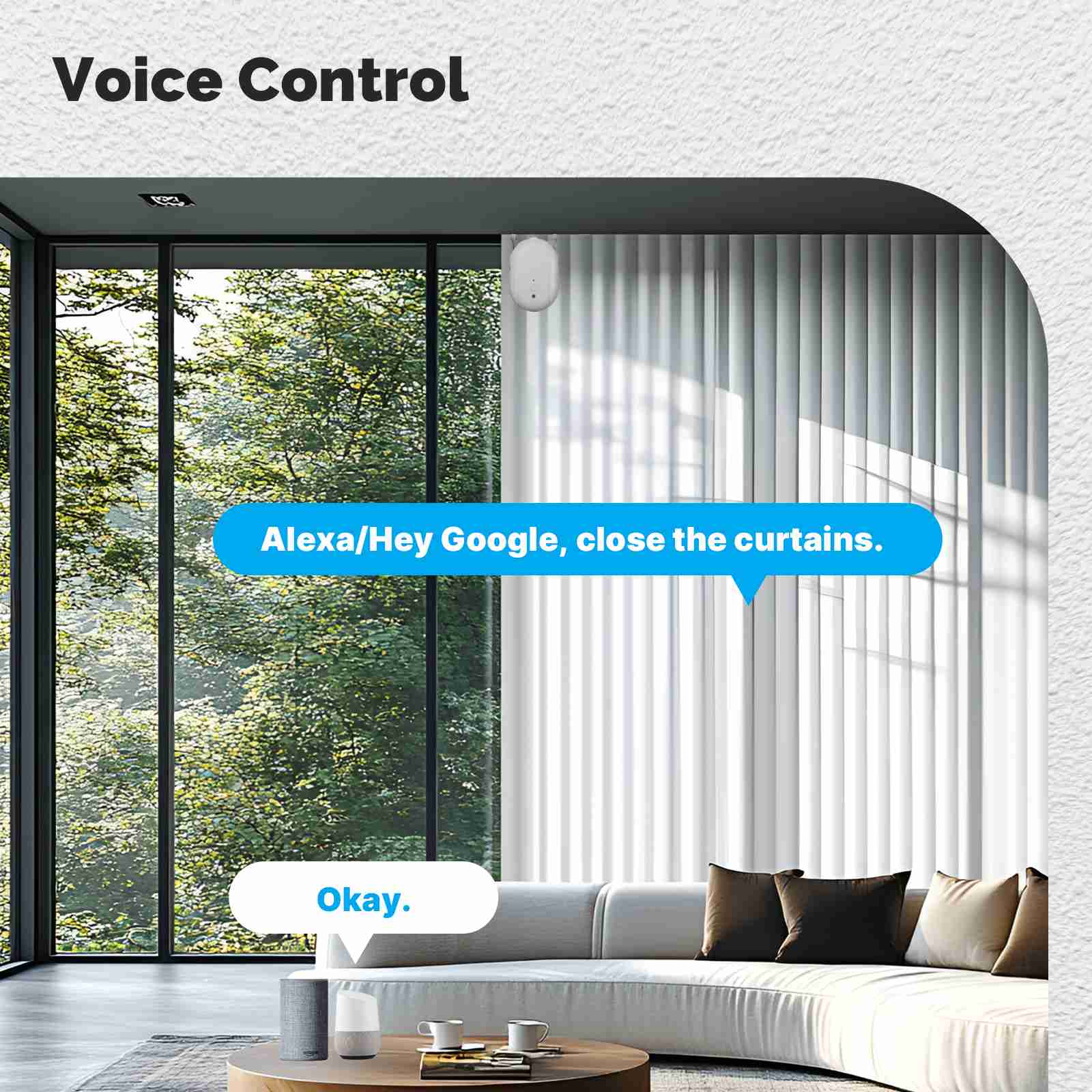 Zigbee Smart Electric Curtain Robot Timing Auto Opener Closer App Remote Control - Image 6