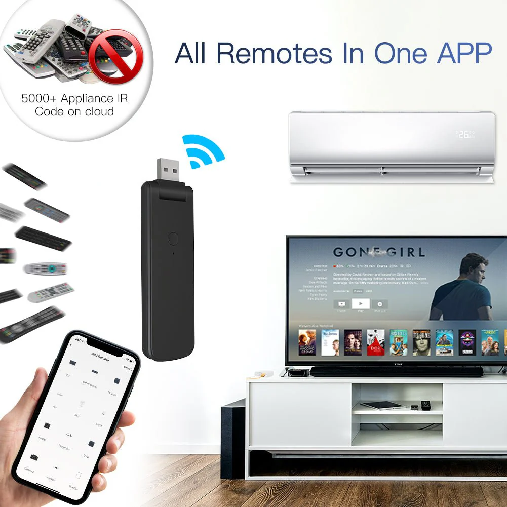 MOES WiFi USB Smart IR RF Wireless Universal Remote Controller - Image 7