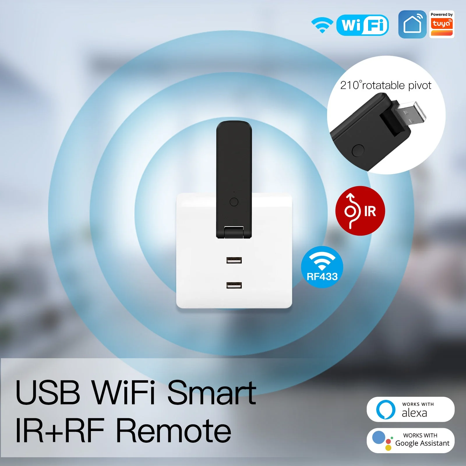 MOES WiFi USB Smart IR RF Wireless Universal Remote Controller - Image 8