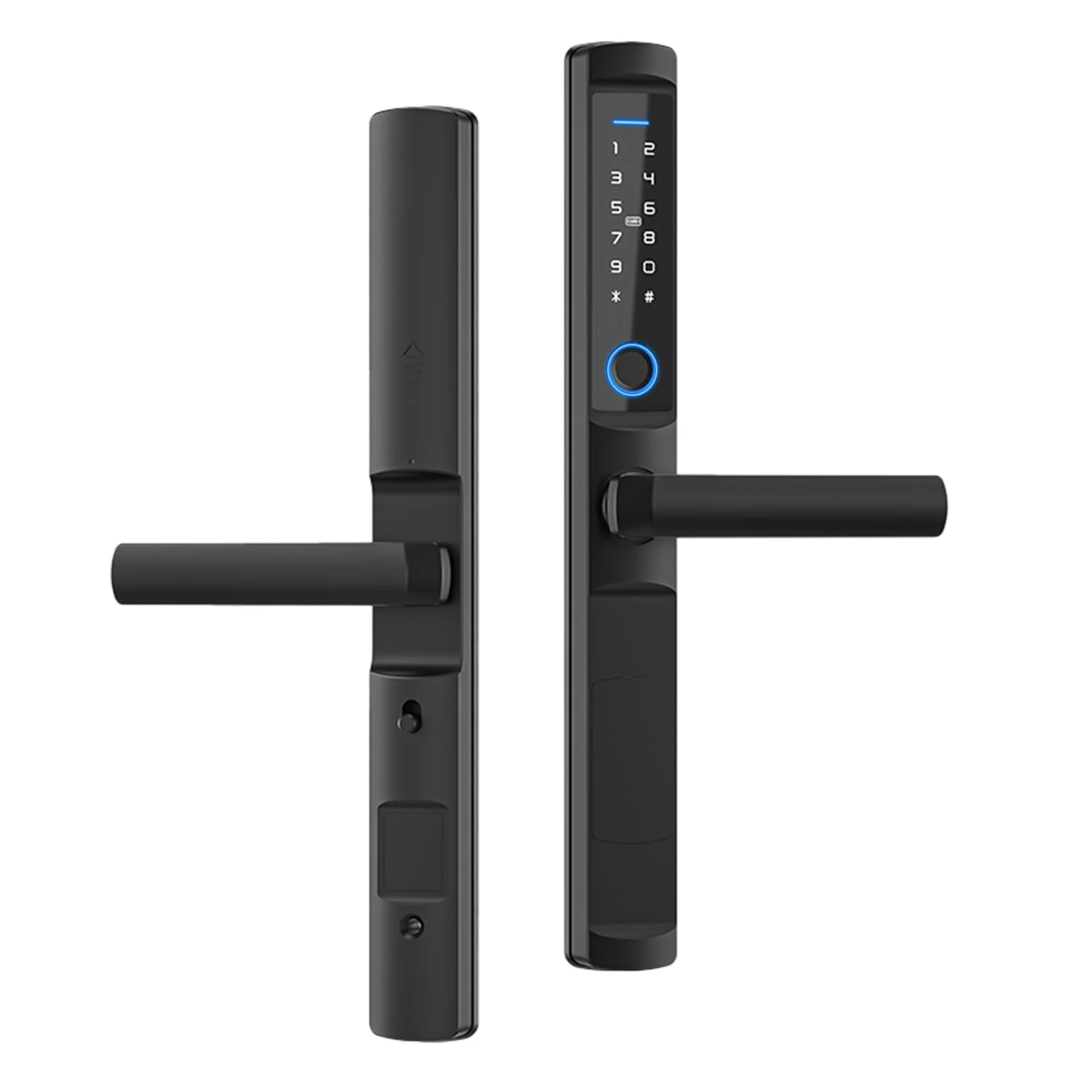 MOES WiFi Smart Narrow Side Fingerprint Coded Door Lock Remote Control Waterproof Two Handle Optional - Image 9
