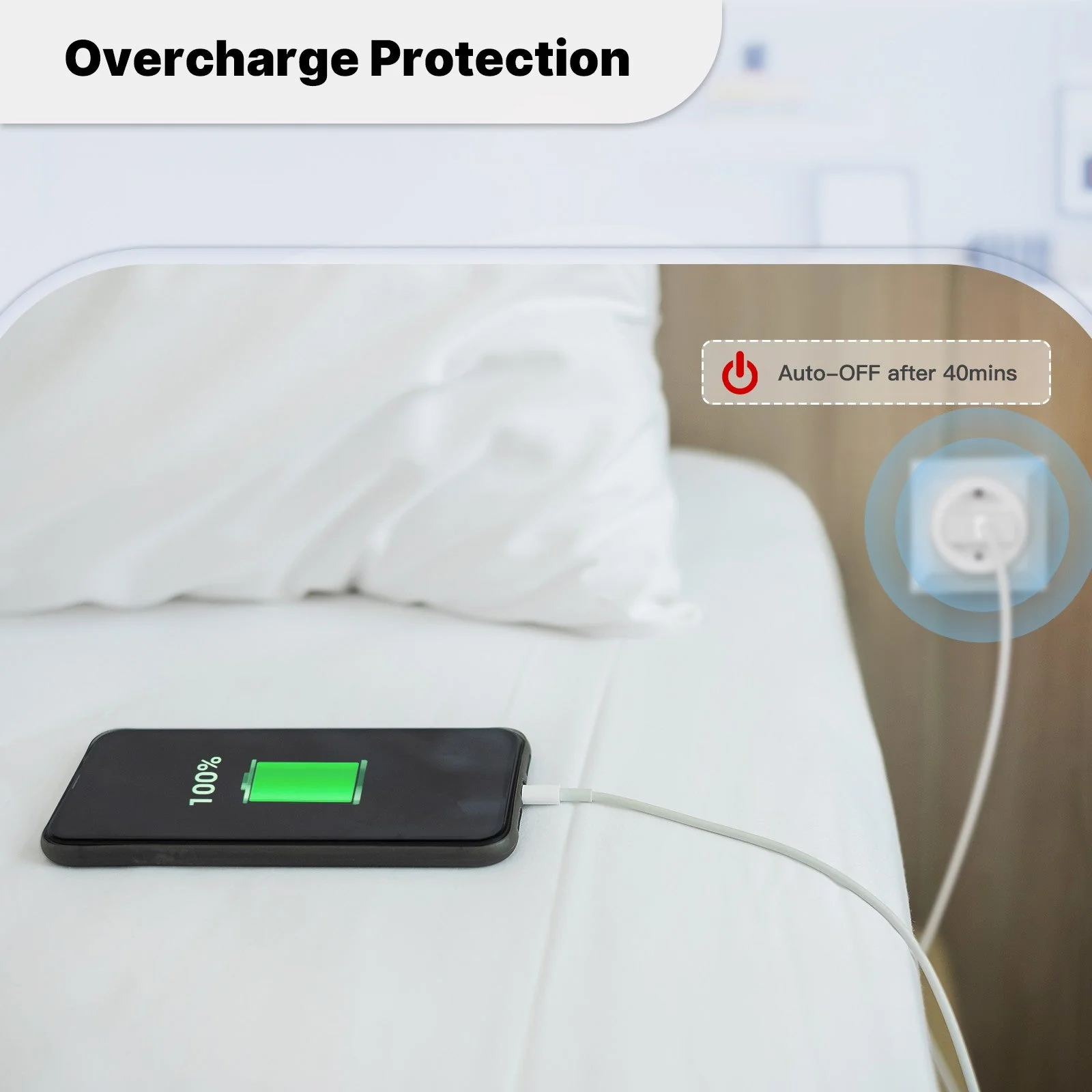 Smart Plug Matter WiFi Socket 16A Outlet Power Monitor EU Version - Image 5