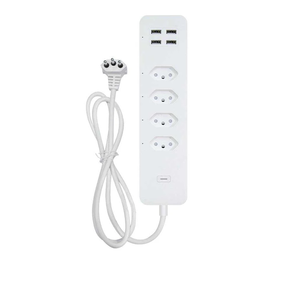 WiFi Smart Power Strip Surge Protector 4 Plug Outlets Electric Socket with USB/Type C [Brazil Version] - Image 9