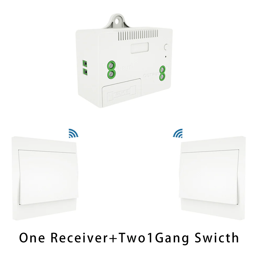 Smart RF433 Transmitter Push Button Switch Multi-Control Self-powered EU - Image 9