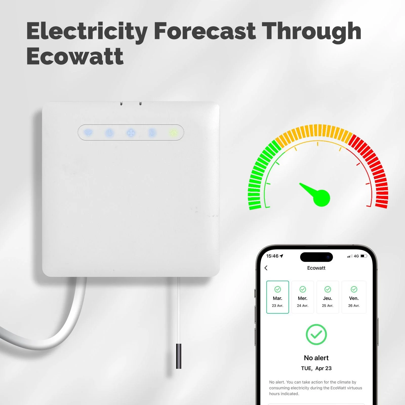Smart Thermostat For Pilot Wire Heating Radiator Support Ecowatt Electricity Monitoring - Image 4