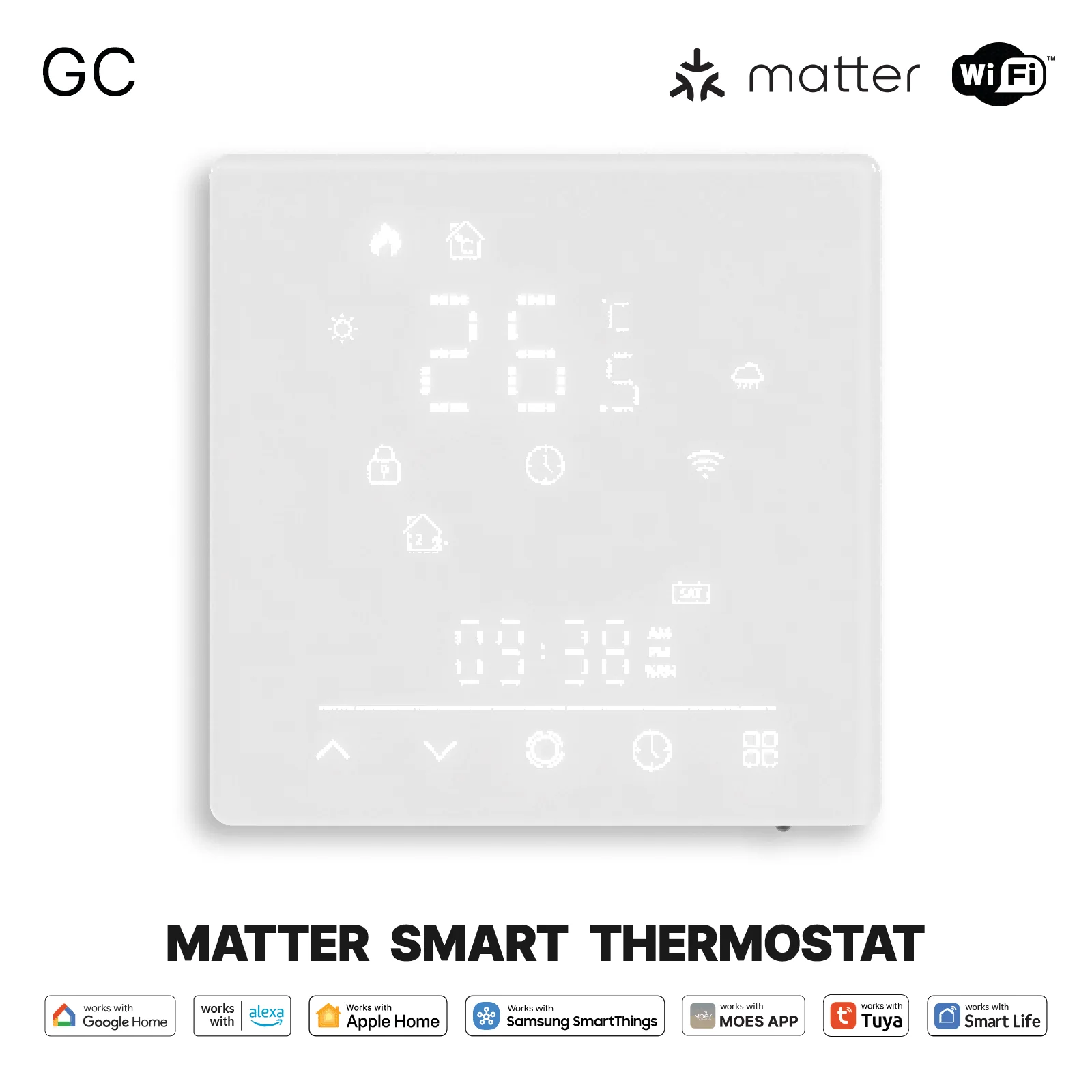 Smart Thermostat Matter WiFi Temperature Controller Water/ Electric /Gas /Boiler Floor Heating - Image 9