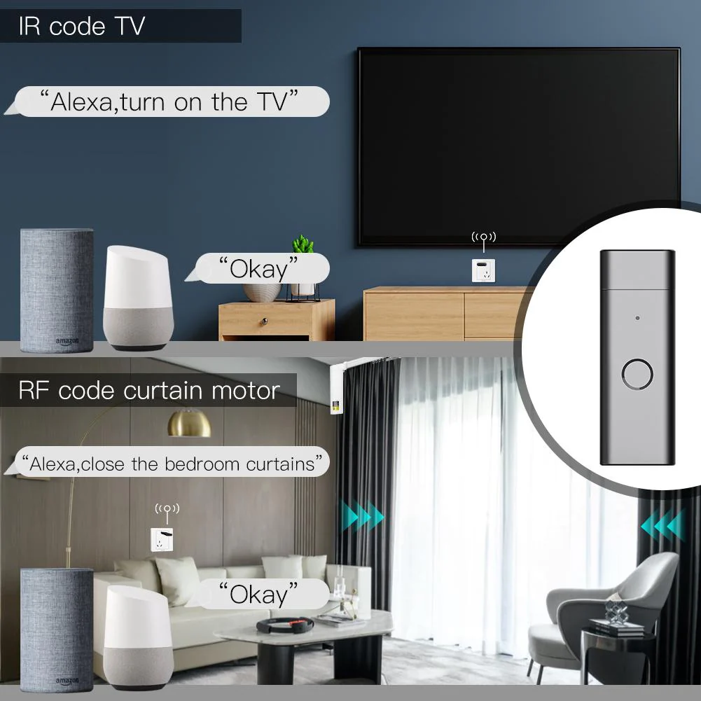 WiFi IR+RF Tuya Smart Remote Controller Wireless USB Controller for TV Fan - Image 7