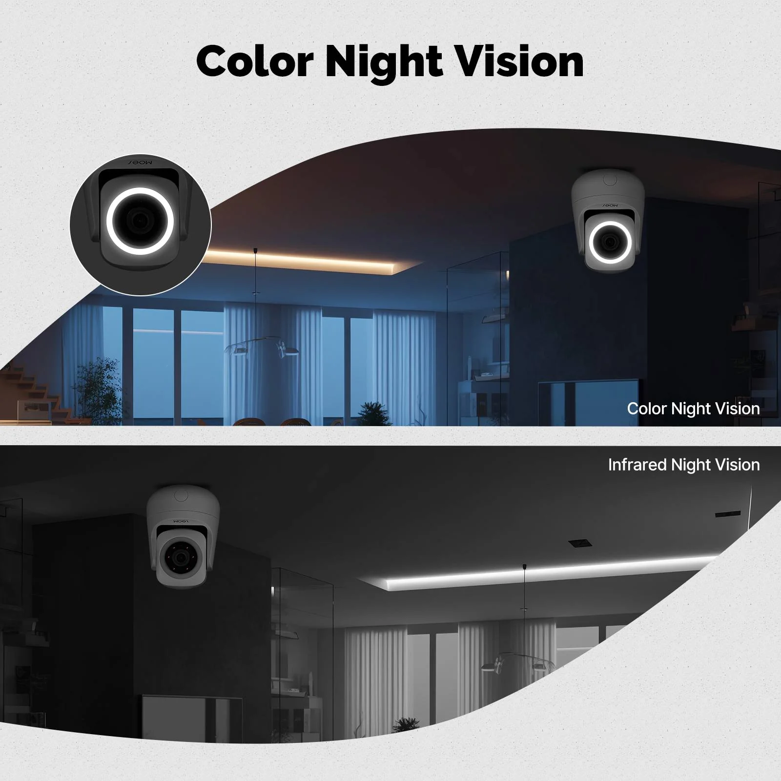 Smart WiFi Camera Indoor 3MP HD Home Monitoring Surveillace Work with Alexa Google Home - Image 5