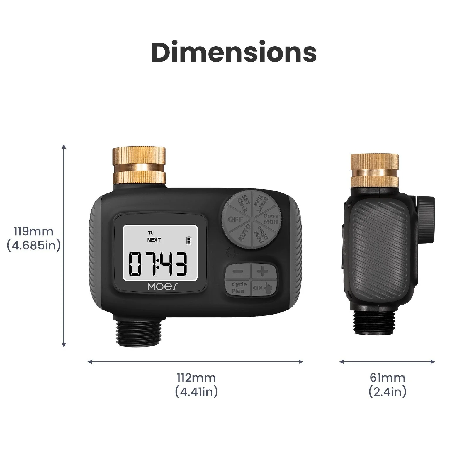 Sprinkler Timer For Garden Hose Drip Irrigation Auto Watering 1-Outlet - Image 8