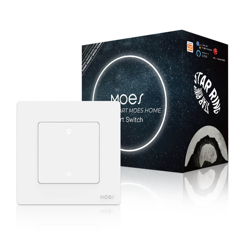 MOES Star Ring ZigBee Smart Dimmer Switch for Light Dimming Work with Alexa Google Home Dimmable 1-3Gang - Image 10