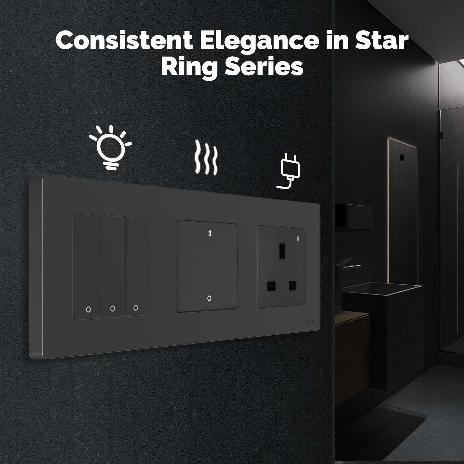 Star Ring ZigBee Smart Double Pole Heater/AC Switch 20A High Load With Electricity Monitor EU Standard - Image 5