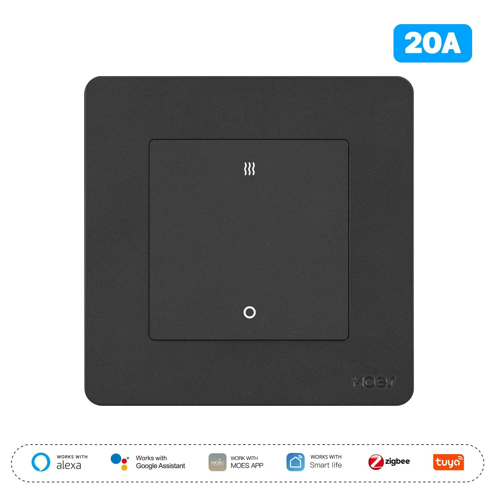 Star Ring ZigBee Smart Double Pole Heater/AC Switch 20A High Load With Electricity Monitor EU Standard - Image 7